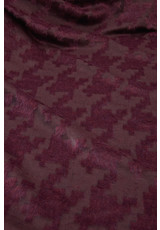 Мохер шерсть бордовая куриная лапка Tom Ford фото 2