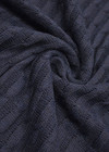 Трикотаж вязанный косы светло-синий фото 3
