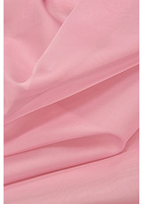 Органза шелк натуральный тонкий легкий полупрозрачный розовая (FF-3244) фото 2