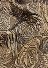 Жаккард вышивка розы коричневый Valentino фото 3