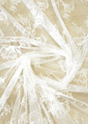 Гипюр свадебный белый цветочный узор (DG-4444) фото 3