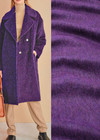 Пальтово-костюмная шерсть с мохером, цвет фиолетовый фото 1