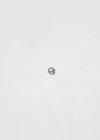 Пуговица блузочная кристалл Swarovski в серебряной оправе фото 1