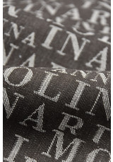 Джинс хлопок коричневый надписи Anna Molinari фото 2