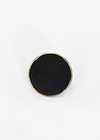 Пуговица костюмная черная золотая кайма 21 мм фото 2