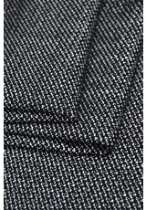 Твидовая шерсть черно-белая (GG-3750) фото 2