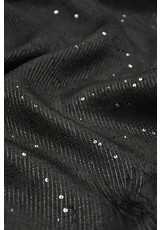 Вышивка черные пряди с пайетками Valentino фото 2