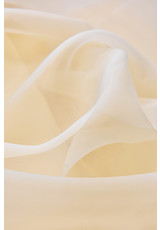 Органза шелковая матовая с легким блеском ванильный оттенок (BB-2454) фото 2