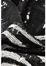 Пайетки черно белая зебра (DG-7164) фото 2