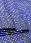 Хлопок рубашечный синий мелкий узор линия boss фото 2