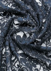 Темно-синее сутажное кружево фото 3