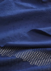 Вышивка хлопок темно-синий цветочный Max Mara фото 3
