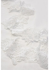 Кружево макраме белые розы (DG-1150) фото 1