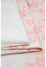 Тафта вышивка белая цветочный бордюр (DG-8505) фото 3