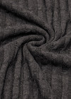 Трикотаж вязанный косы темно-серый фото 3