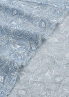 Хлопковый муслин с узором пейсли голубой фото 2