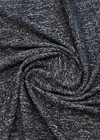 Трикотаж букле шерсть черный в полоску (FF-0669) фото 3