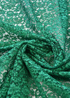 Кружево хлопок зеленое мелкий цветочек (DG-1515) фото 2
