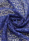Кружево хлопок синиее мелкий мелкий цветочек (DG-2515) фото 3