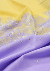 Жаккард с вышивкой фиолетовый с желтым Valentino фото 2