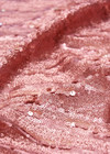 Пайетки на сетке розовое золото круглые (DG-9525) фото 2
