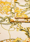 Твил вискоза золотой узор versace фото 2