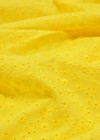 Хлопок вышивка желтый мелкий цветочек (DG-0435) фото 3