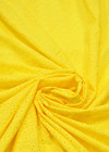 Хлопок вышивка желтый мелкий цветочек (DG-0435) фото 4
