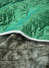 Курточная стежка с утеплителем зеленая в мелкий горошек (DG-55001) фото 2