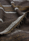 Шерсть альпака мохер коричневая полоска (DG-4145) фото 2