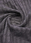Трикотаж шерстяной косичка серый фото 3