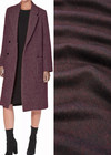 Пальтово-костюмная шерсть с мохером, цвет бордовый Guabello фото 1