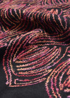 Шерсть вышивка черная с розовым (GG-4075) фото 3