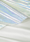 Дизайнерский шелк хамелеон серебристый (GG-42001) фото 4