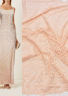 Вышивка на сетке персиковое орнамент (DG-6645) фото 1