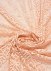 Вышивка на сетке персиковое орнамент (DG-6645) фото 3