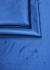 Итальянский плюшевый бархат синий электрик Max Mara фото 3