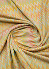 Трикотаж Миссони зигзаг золотой люрекс (DG-46101) фото 2