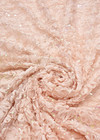Вышивка 3D цветы пайетки розовая (DG-6655) фото 3