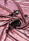 Пайетки двухсторонние розовые и черные на трикотаже (DG-0085) фото 3