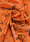 Подкладочная оранжевая Рок-н-ролл фото 1