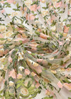 Кружево 3Д цветы розовое персиковое Feretti фото 3