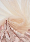 Вышивка 3D жемчужно розовая кайма цветы (DG-0406) фото 2