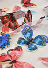Вышивка 3D бабочки на сетке (DG-9406) фото 2