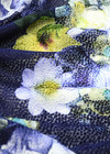 Панбархат синий белые цветы (DG-64001) фото 4