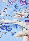 Вышивка хлопок голубой полевые цветы (DG-1806) фото 2