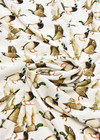 Креп шелк стрейч летящие утки (DG-4806) фото 4