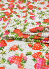Вышивка хлопок белый ягоды земляники (DG-5016) фото 4