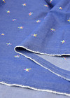 Джинс стрейч вышивка голубой звезды (DG-6906) фото 2