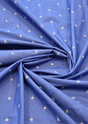 Джинс стрейч вышивка голубой звезды (DG-6906) фото 3